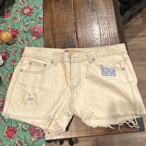 Old navy bleach washed ultra low waist size 8 shorts